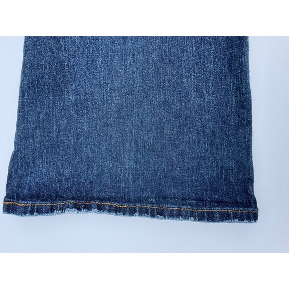 NDJ Tummy Tuck Jeans Womens Sz 10 Blue Bootcut Mid Rise Gold Embroidered Pockets - Picture 3 of 10